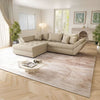Colțar extensibil dumonde cu ladă de depozitare si sezut confortabil din spuma HR, Loana Enjoy Camel 270x185 cm Fabrica