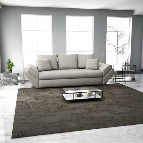 Canapea extensibilă dumonde cu ladă de depozitare si sezut confortabil din spuma HR, Loana Bej 250x100 cm Fabrica