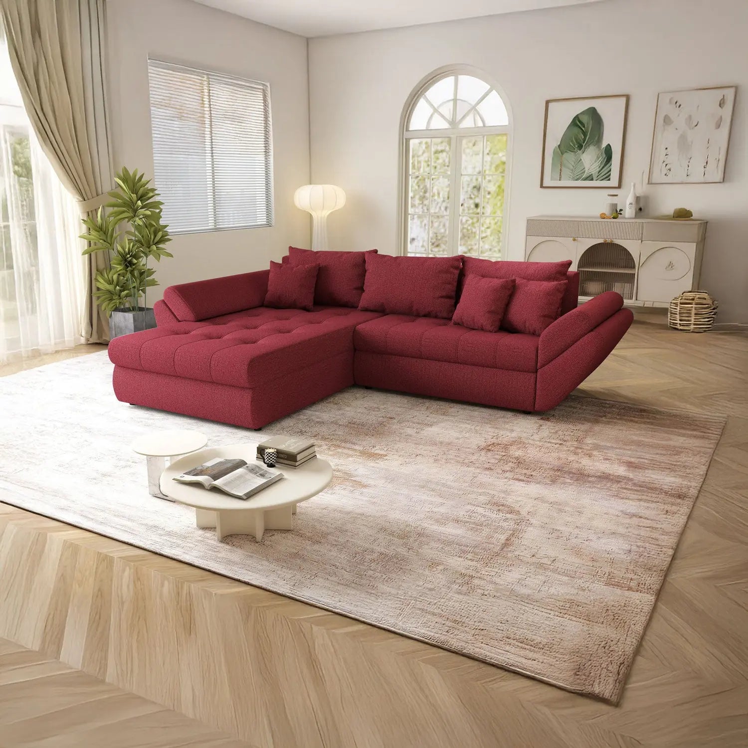 coltar-extensibil-cu-lada-de-depozitare-loana-red-275x185-cm