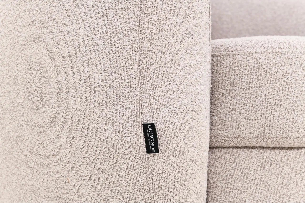 Fotoliu dumonde tapitat Bej modern Lorenzo 88x93cm ULK