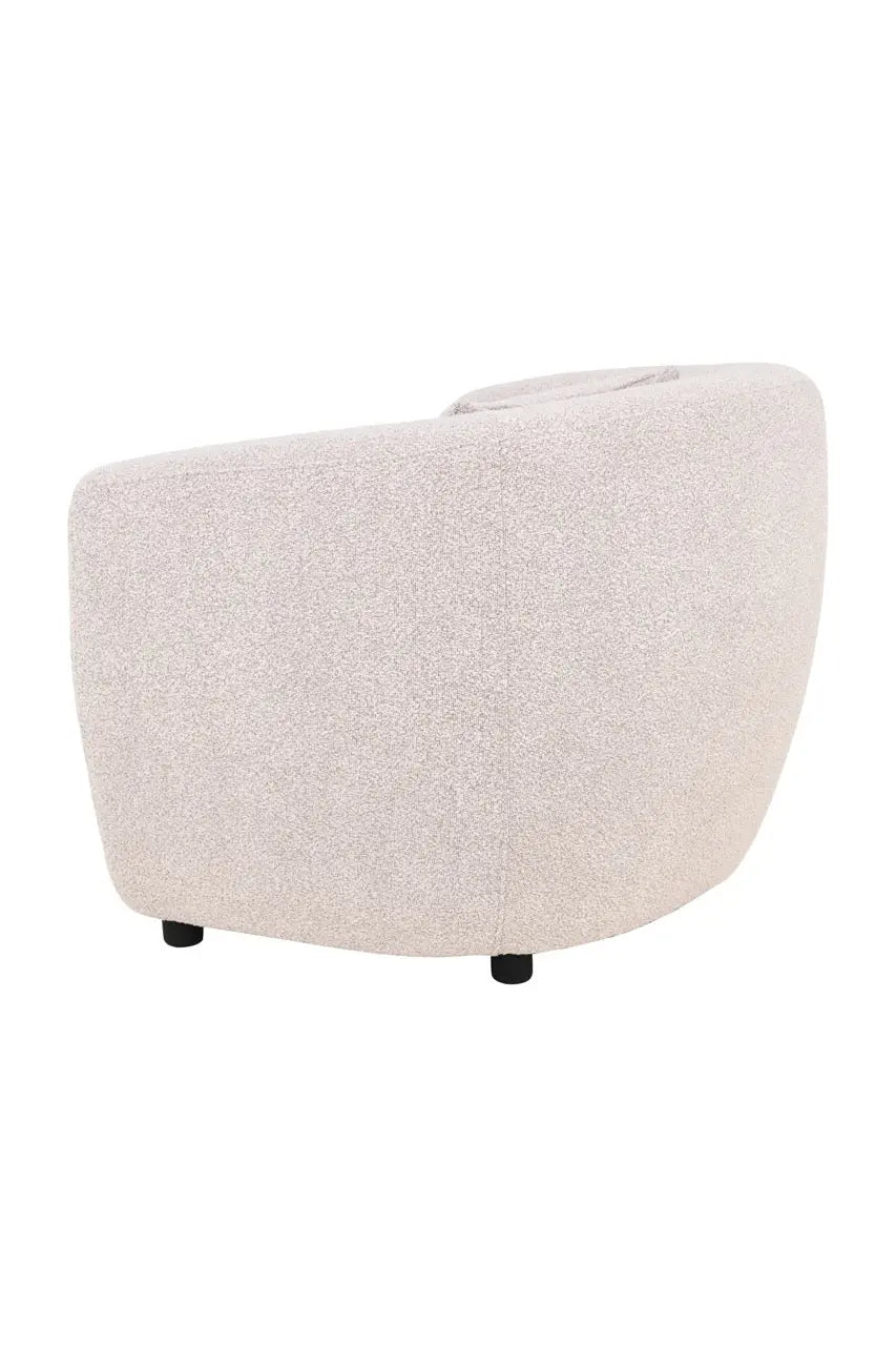 Fotoliu dumonde tapitat Bej modern Lorenzo 88x93cm ULK