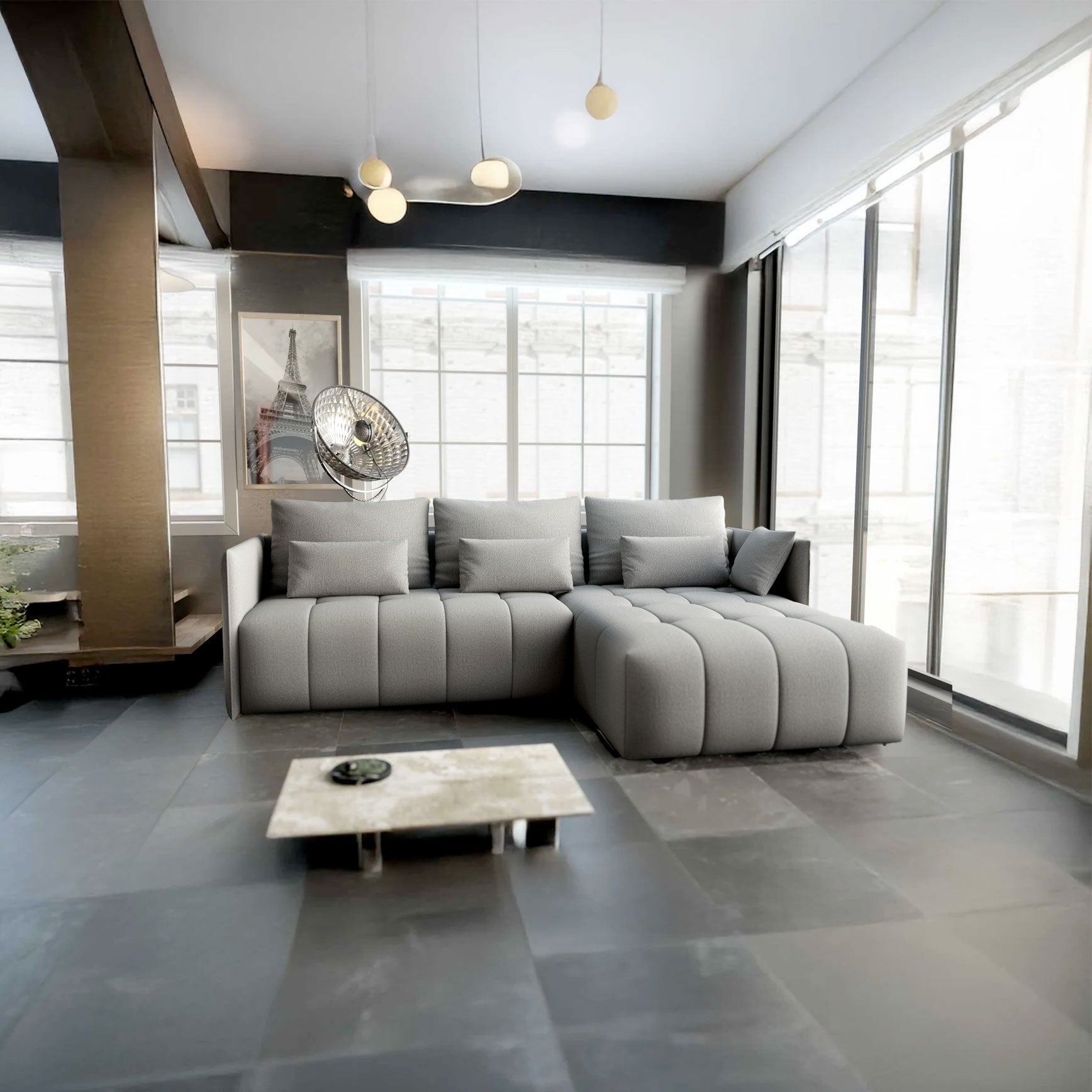 col-ar-extensibil-cu-lada-de-depozitare-malta-grey-ii-235x185-cm