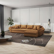 Colțar extensibil dumonde cu ladă de depozitare si sezut confortabil din spuma HR, Loana XL Enjoy Mango II 335x185 cm Fabrica