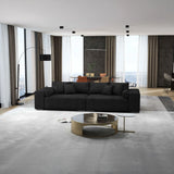 Canapea extensibilă dumonde cu ladă de depozitare si sezut confortabil din spuma HR, Marbela Dark XXL 295x100 cm