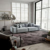 Canapea extensibilă dumonde cu ladă de depozitare si sezut confortabil din spuma HR, Marbela Zoom Grey XXL 295x100 cm fabrica