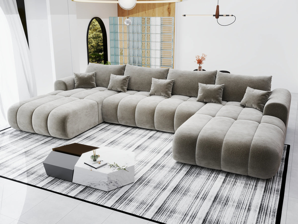 Colțar extensibil dumonde Milano U Vibe Maro 365x190 cm – vedere 3