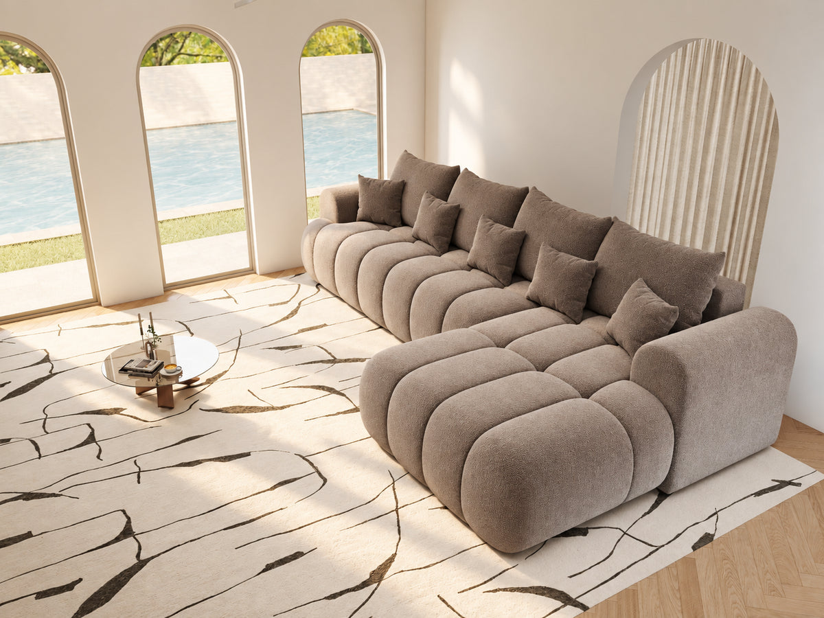 Colțar extensibil dumonde Milano XL Vibe 19 Maro II 327x175 cm – vedere 8