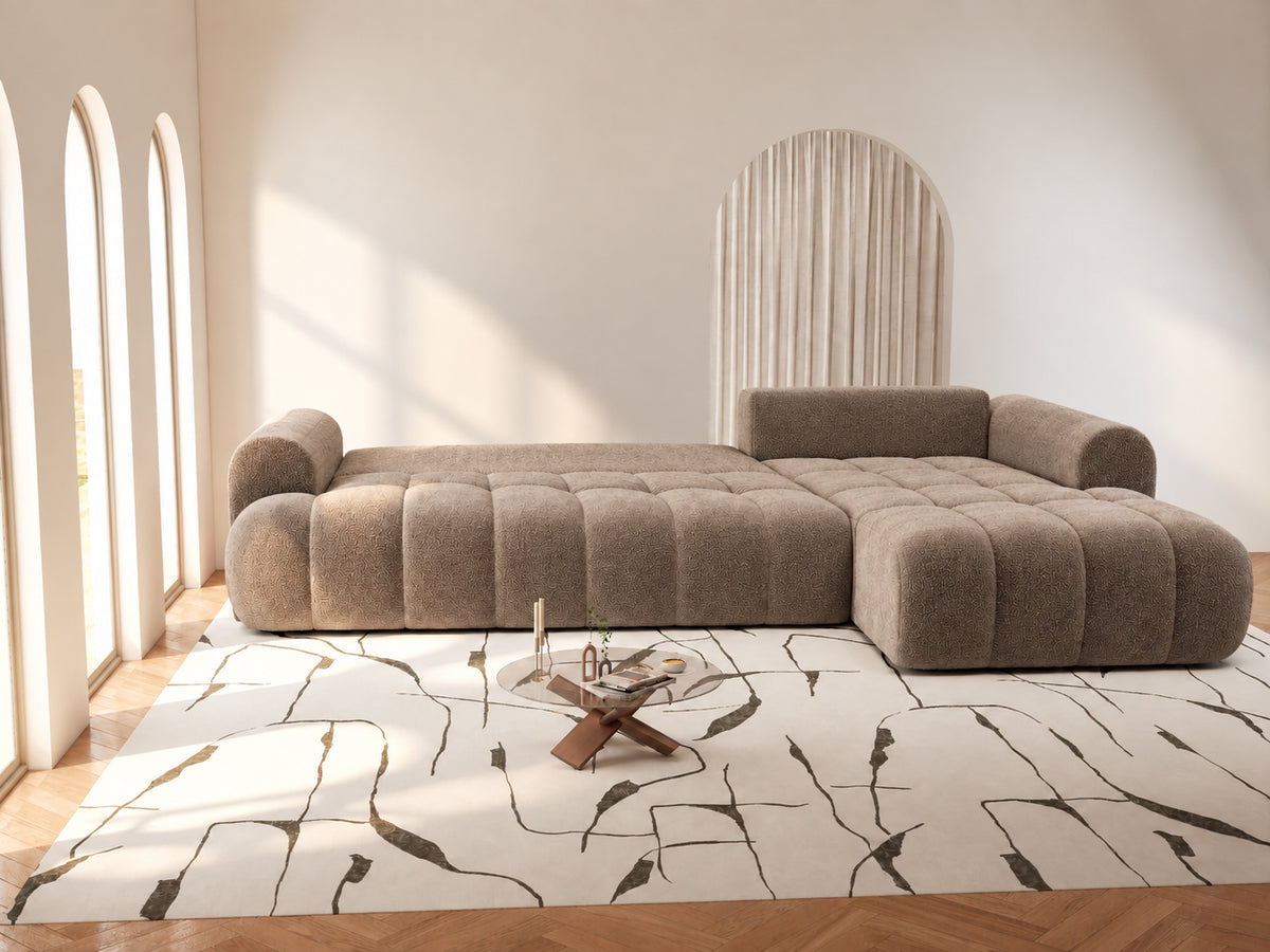 Colțar extensibil dumonde Milano XL Vibe 19 Maro II 327x175 cm – vedere 11