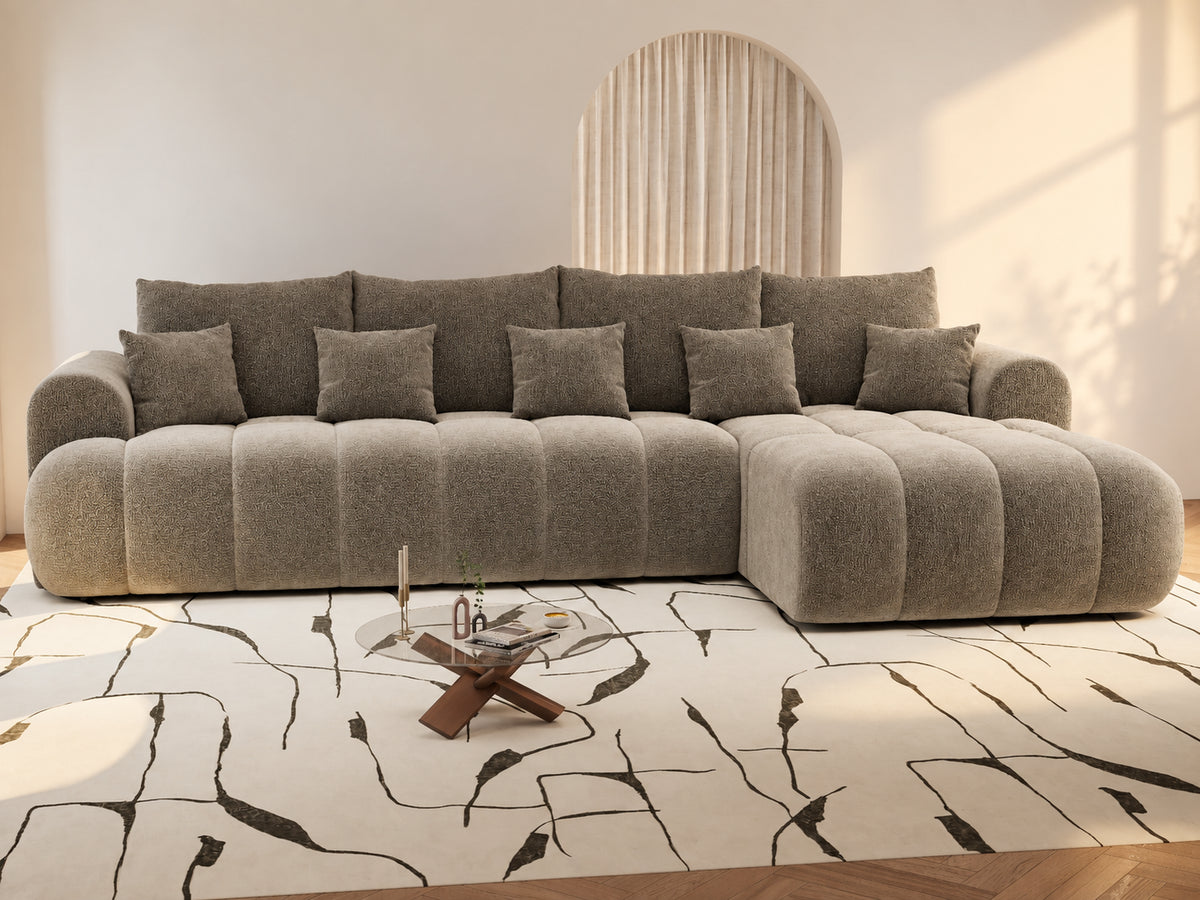 Colțar extensibil dumonde Milano XL Vibe 21 Maro II 327x175 cm – vedere 8