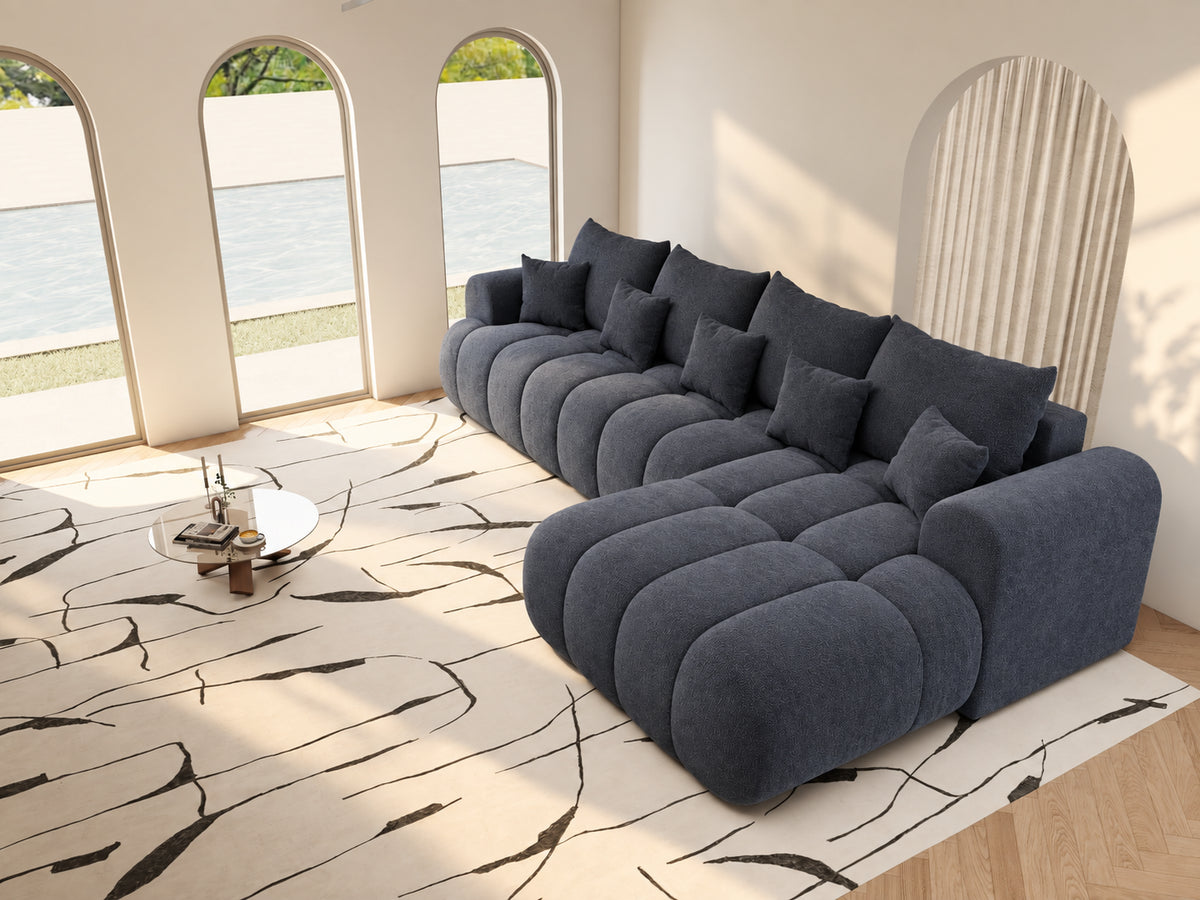 Colțar extensibil dumonde Milano XL Vibe 97 Gri Antracit II 327x175 cm – vedere 4