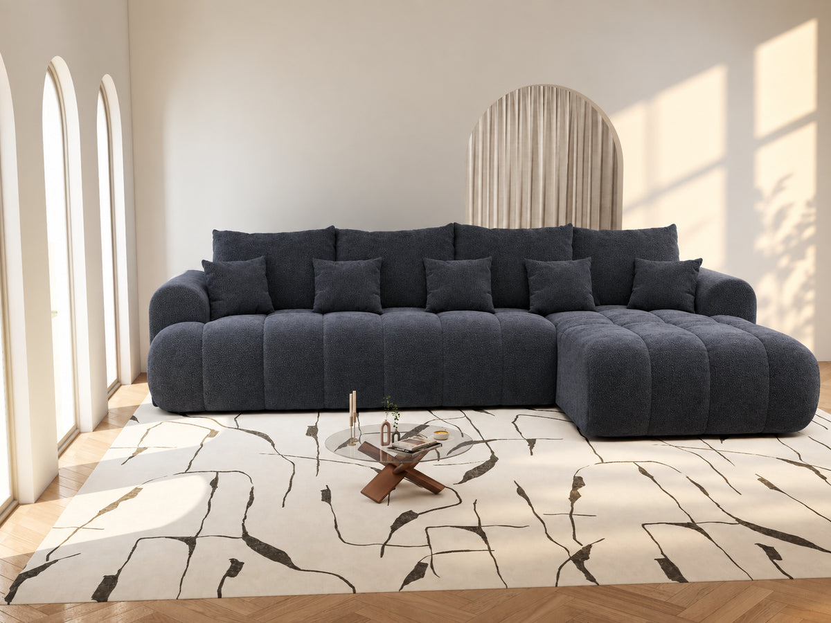 Colțar extensibil dumonde Milano XL Vibe 97 Gri Antracit II 327x175 cm – vedere 8