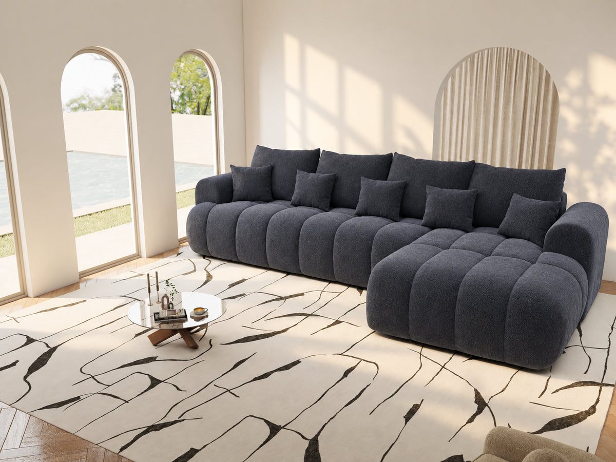 Colțar extensibil dumonde Milano XL Vibe 97 Gri Antracit II 327x175 cm – vedere 10