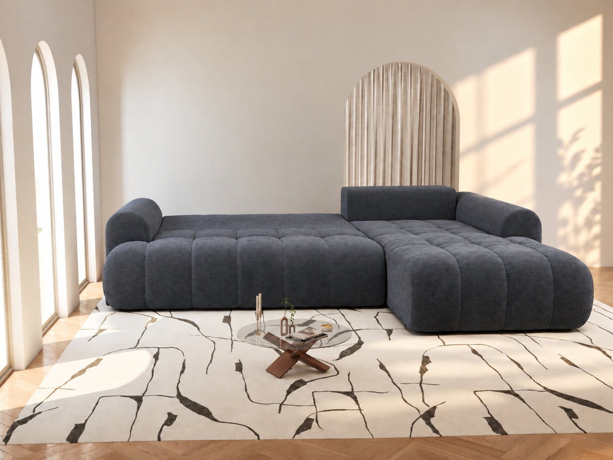 Colțar extensibil dumonde Milano XL Vibe 97 Gri Antracit II 327x175 cm – vedere 11