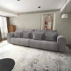 Canapea extensibilă dumonde cu ladă de depozitare si sezut confortabil din spuma high-density, Monaco Tilia Dove 300x130 cm