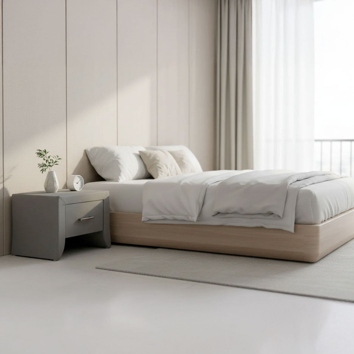 Noptiera dumonde tapitata light grey Velvet