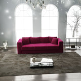 Canapea extensibilă dumonde cu ladă de depozitare si sezut confortabil din spuma HR, Gloria Zoom Red 240x100 cm
