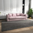 Canapea extensibilă dumonde cu ladă de depozitare si sezut confortabil din spuma HR, Gloria Pink 240x100 cm Fabrica