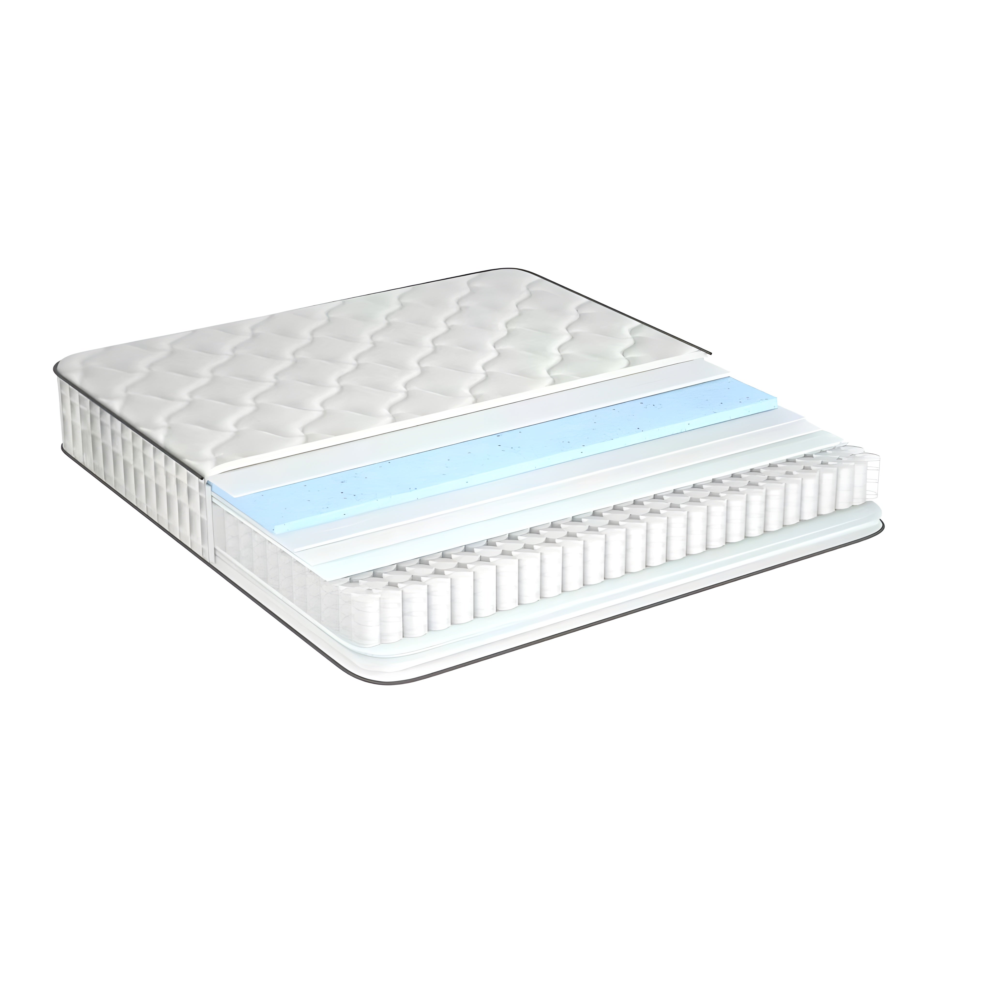 Saltea Dumonde Memmory Pocket, spuma cu memorie, arcuri individuale “pocket”, 7 zone de confort, spuma masaj, superortopedica, Grosime 25 cm 180x200 Dumonde.ro 🛋️