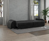 Canapea extensibilă dumonde cu 2 lăzi de depozitare si sezut confortabil din spuma HR, Big Sofa Verona Tobago Anthracit 310x100 cm Fabrica