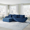 Colțar extensibil dumonde cu ladă de depozitare si sezut confortabil din spuma high-density, Berlin Zoom Albastru 280x185 cm