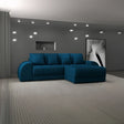 Colțar extensibil dumonde cu ladă de depozitare si sezut confortabil din spuma HR, Verona Enjoy Verde Petrol II 290x185 cm Fabrica