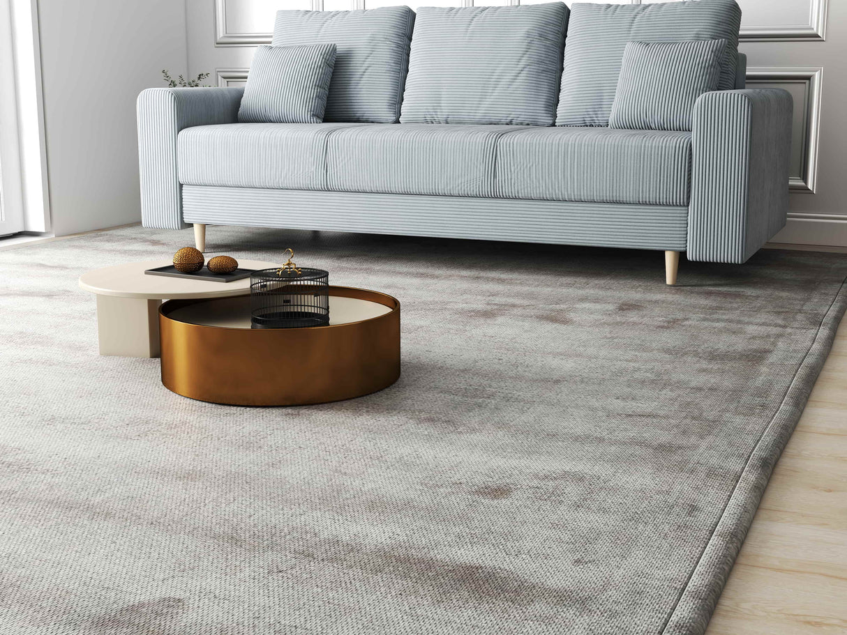 Canapea extensibilă dumonde cu ladă de depozitare si sezut confortabil din spuma HR, Kronos Zoom Gri Mint 210x100 cm fabrica