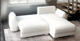 Colțar extensibil dumonde cu ladă de depozitare si sezut confortabil din spuma HR, Denver Zoom Gri 275x185 cm II Fabrica