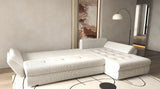 Colțar extensibil dumonde cu ladă de depozitare si sezut confortabil din spuma HR, Loana XL Zoom Gri 335x185 cm Fabrica