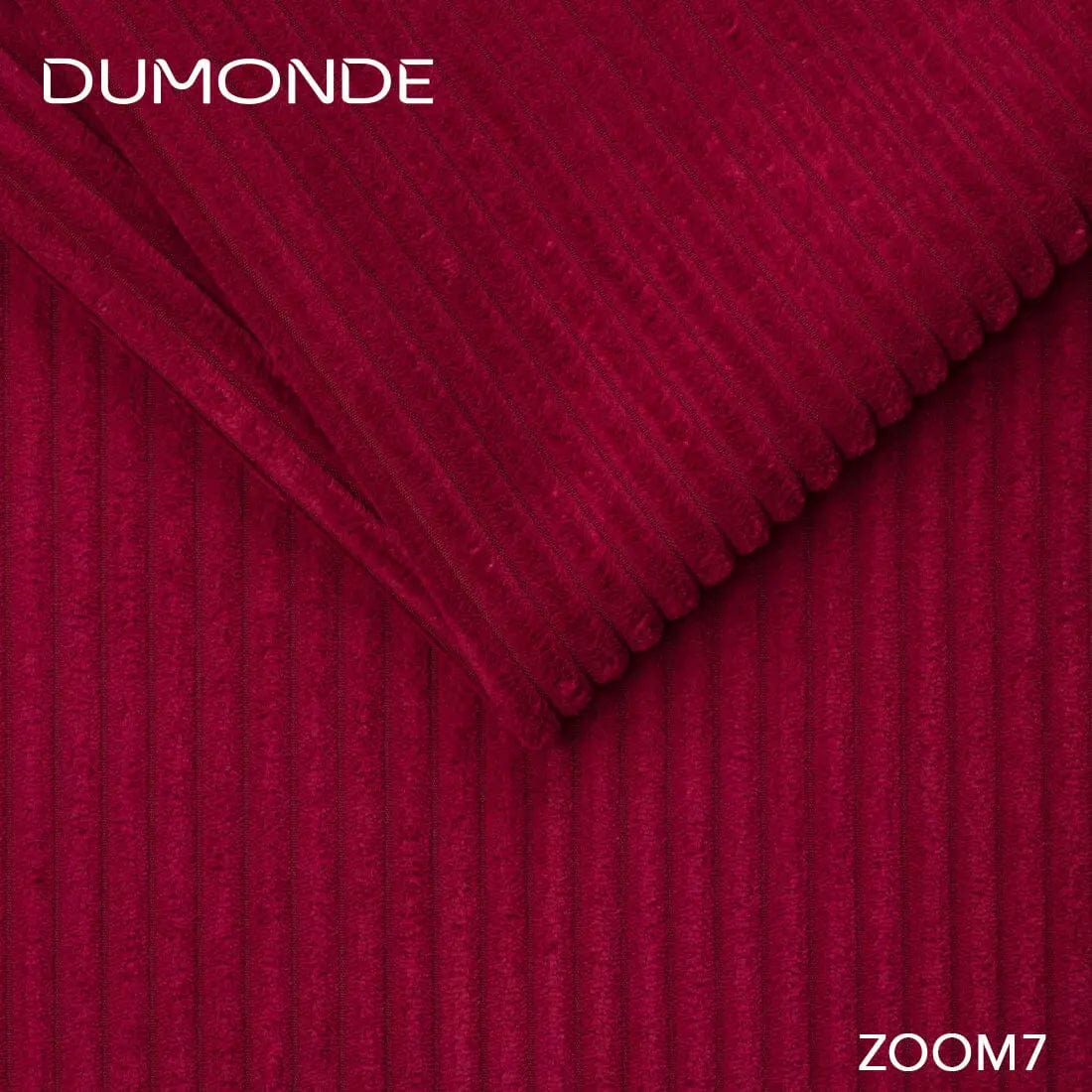 Colțar extensibil dumonde cu ladă de depozitare si sezut confortabil din spuma HR, Loana Zoom Red II 270x185 cm