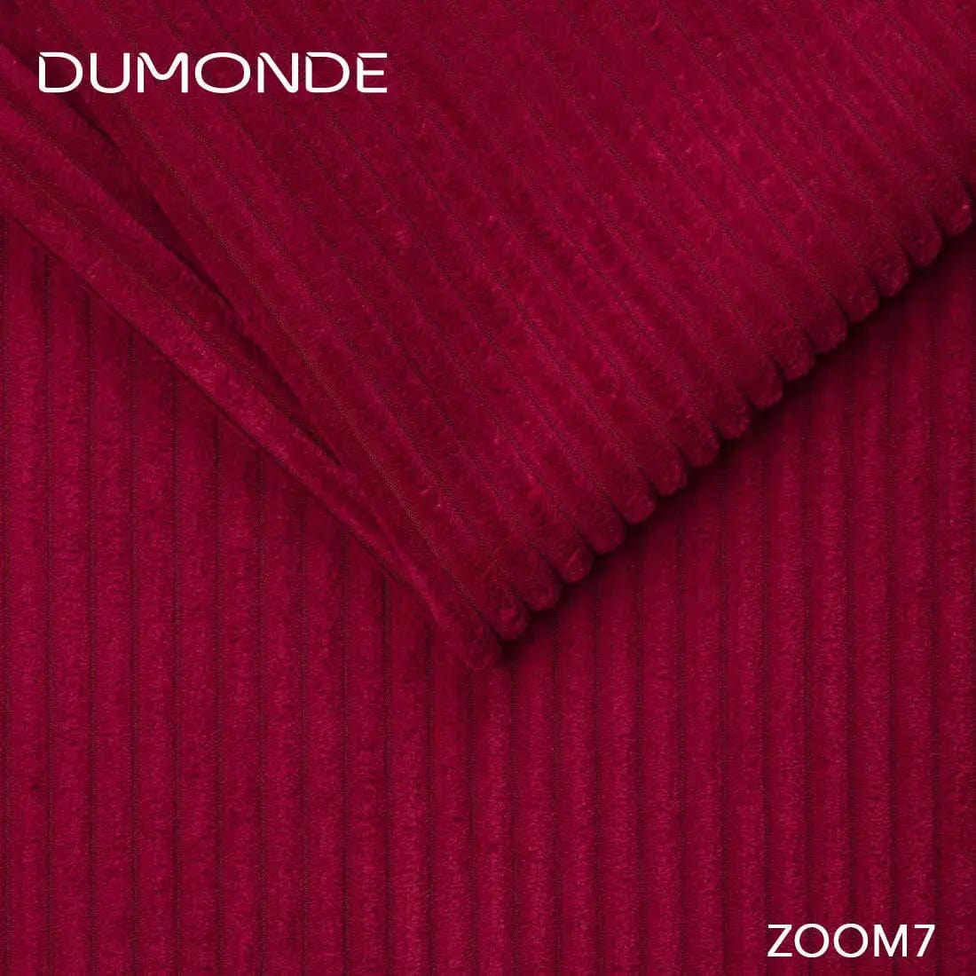 Colțar extensibil dumonde cu ladă de depozitare si sezut confortabil din spuma HR, Berlin Zoom Bordeaux 280x185 cm II Fabrica