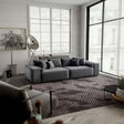 Canapea extensibilă dumonde cu ladă de depozitare si sezut confortabil din spuma HR, Marbela Ambience Grey XXL 295x100 cm fabrica